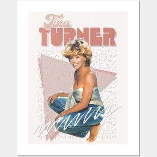 Tina Turner / 80s Style Retro Fan Art Design Posters and Art